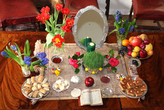 Nowruz table