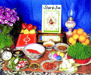 Nowruz table